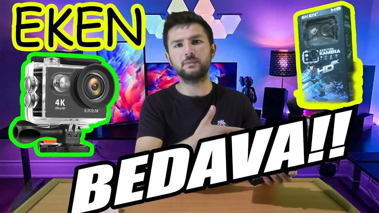 EKEN H9 Aksiyon kamerası inceleme | 4k çeken en iyi F/P Aksiyon kamerası EKEN H9