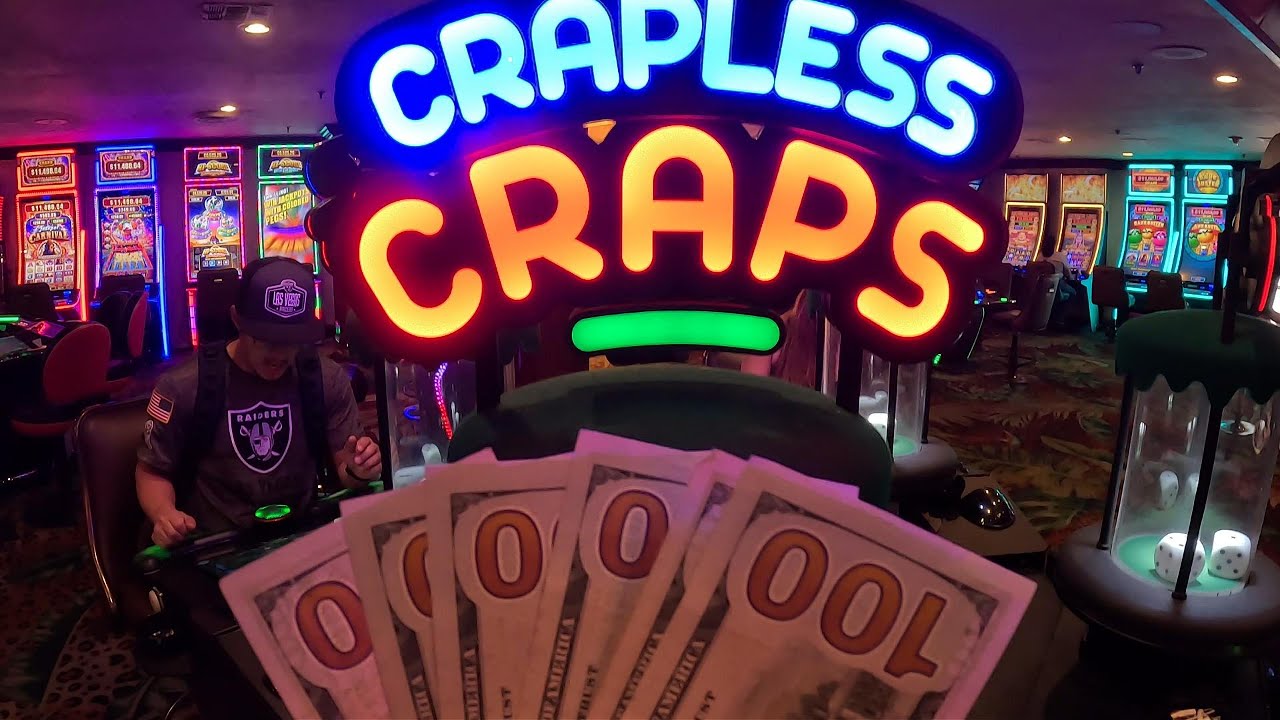 $600 в CRAPLESS BUBBLE CRAPS в КАЗИНО EL CORTEZ