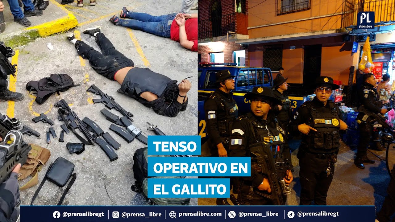 Así ocurrieron los operativos en El Gallito con arsenal incautado y pandilleros detenidos