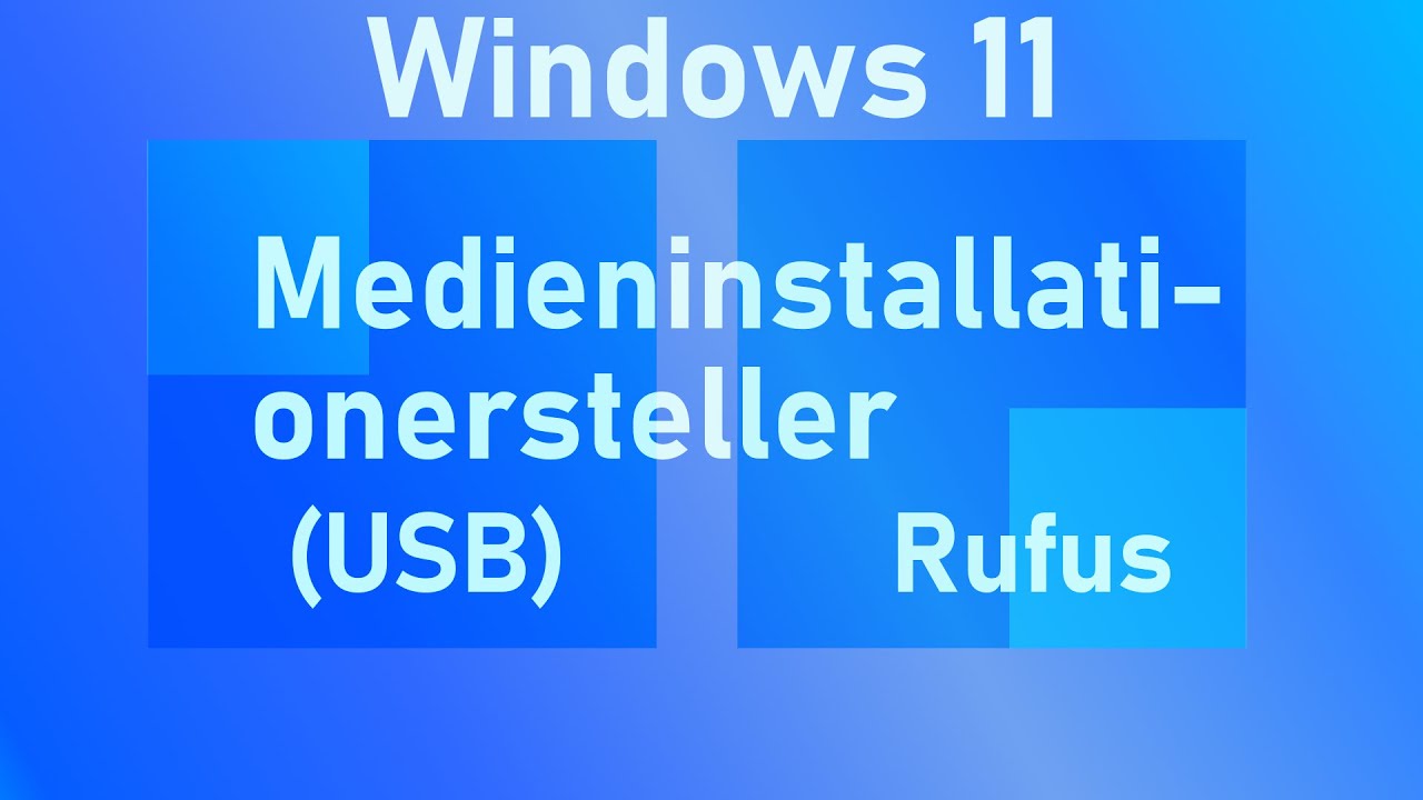 Windows 11 USB Stick erstellen - Mit Rufus