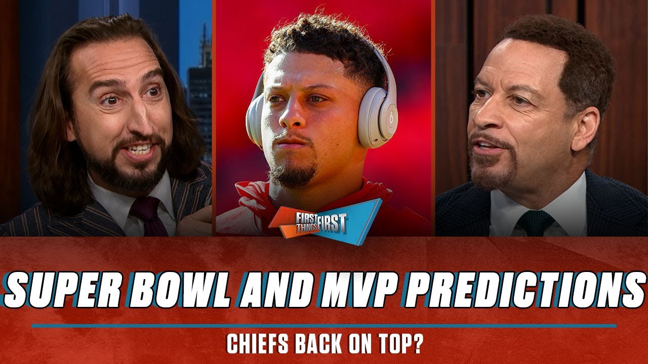 Nick, Brou share their Super Bowl, MVP and playoff predictions of 2025 season | FIRST THINGS FIRST