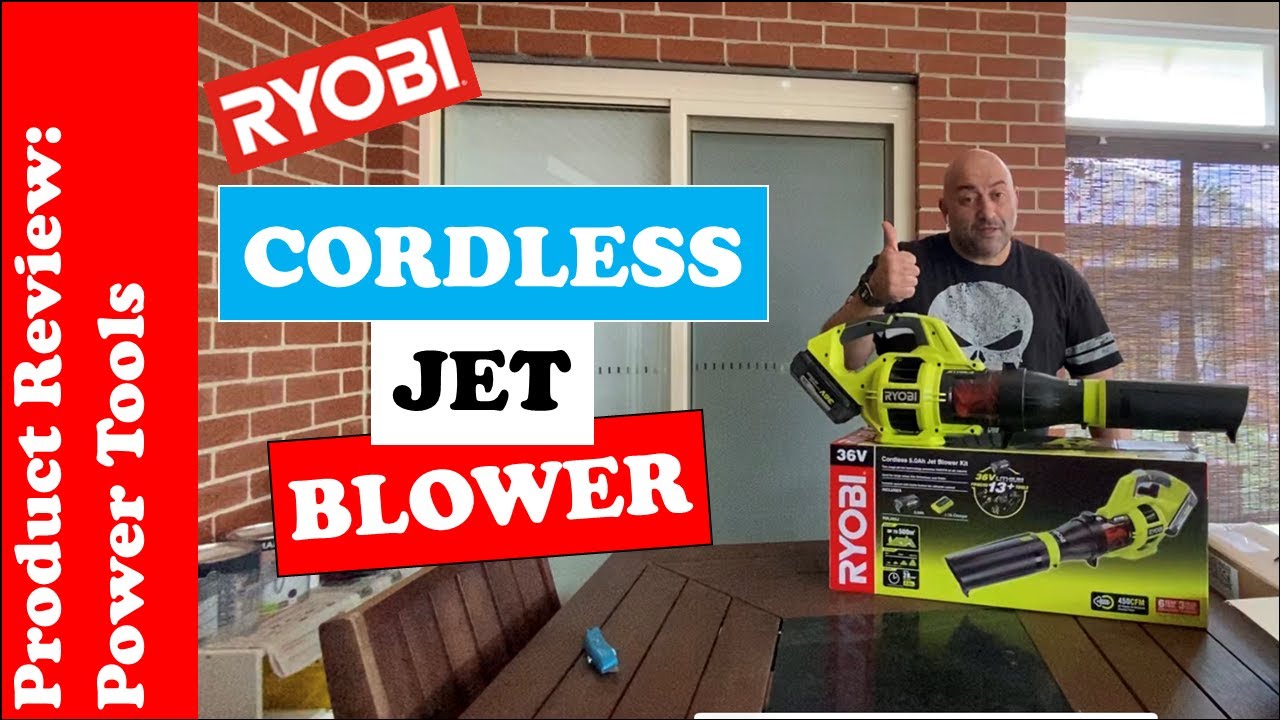 Product Review Ryobi Jet Blower