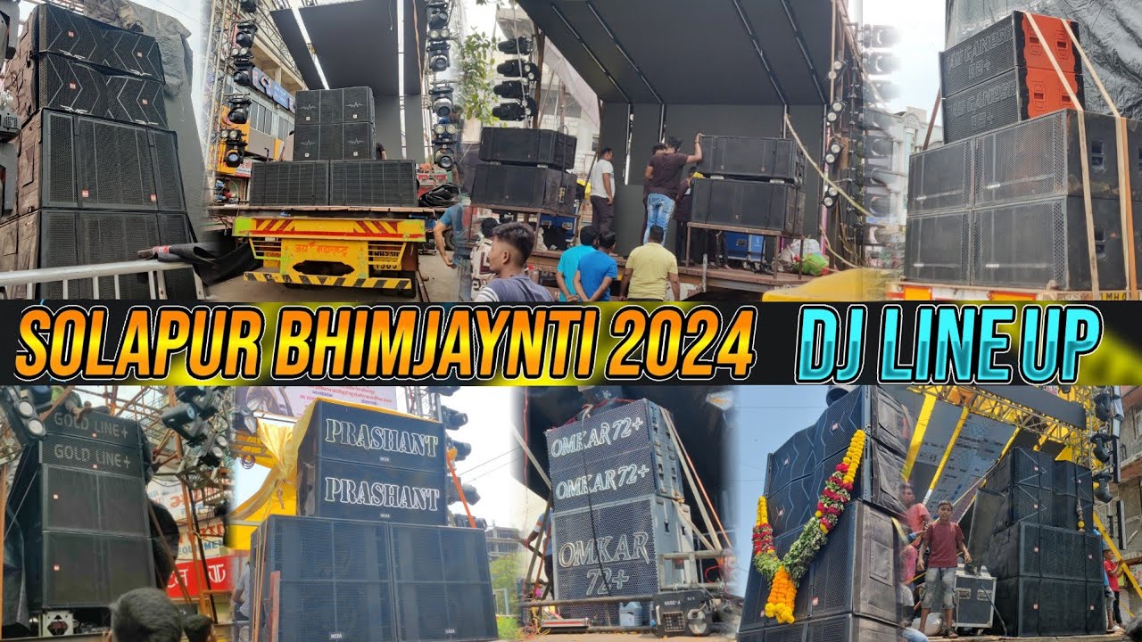 SOLAPUR BHIMJAYNTI 2024 | LLOYD LEE COMPANY | OMKAR 72+ JAY GANESH 92 | MANY MORE SETUP | SOUND TUBE