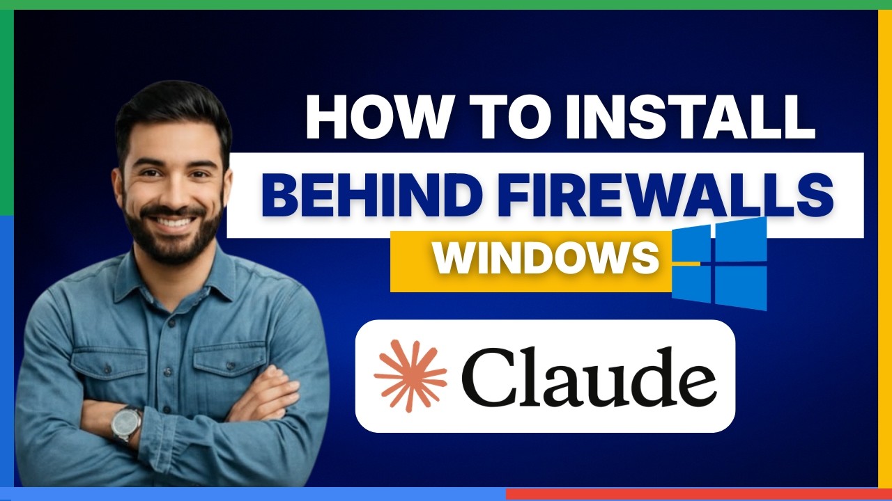 How to install Claude Code behind firewall Windows[FULL GUIDE]