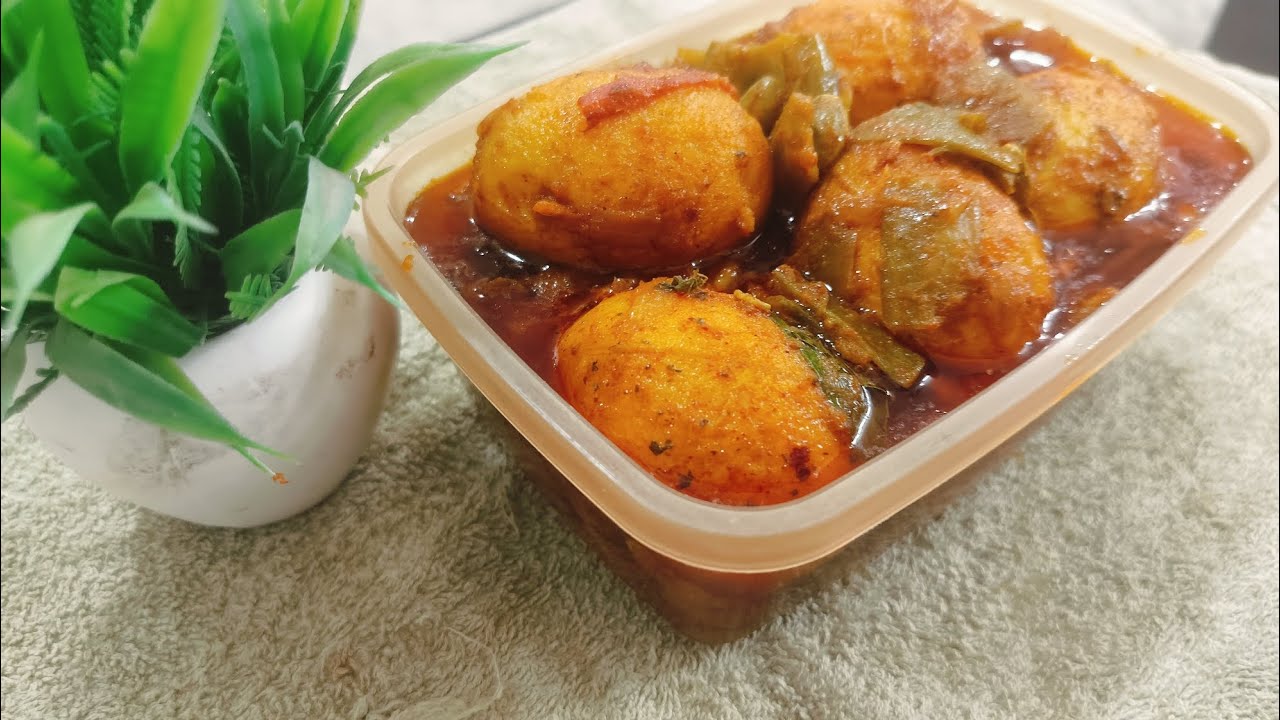 Chikudu kaya and egg curry 😋