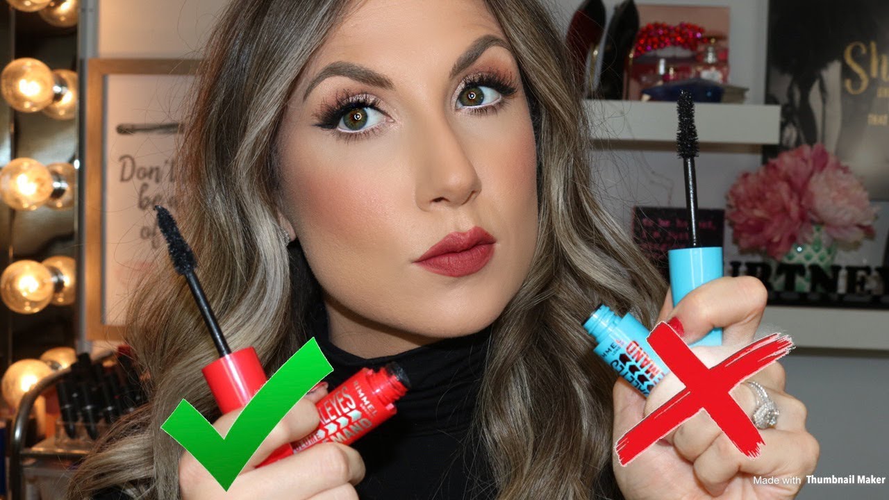 NEW RIMMEL SCANDALEYES VOLUME ON DEMAND MASCARA | WATERPROOF VS. NON WATERPROOF