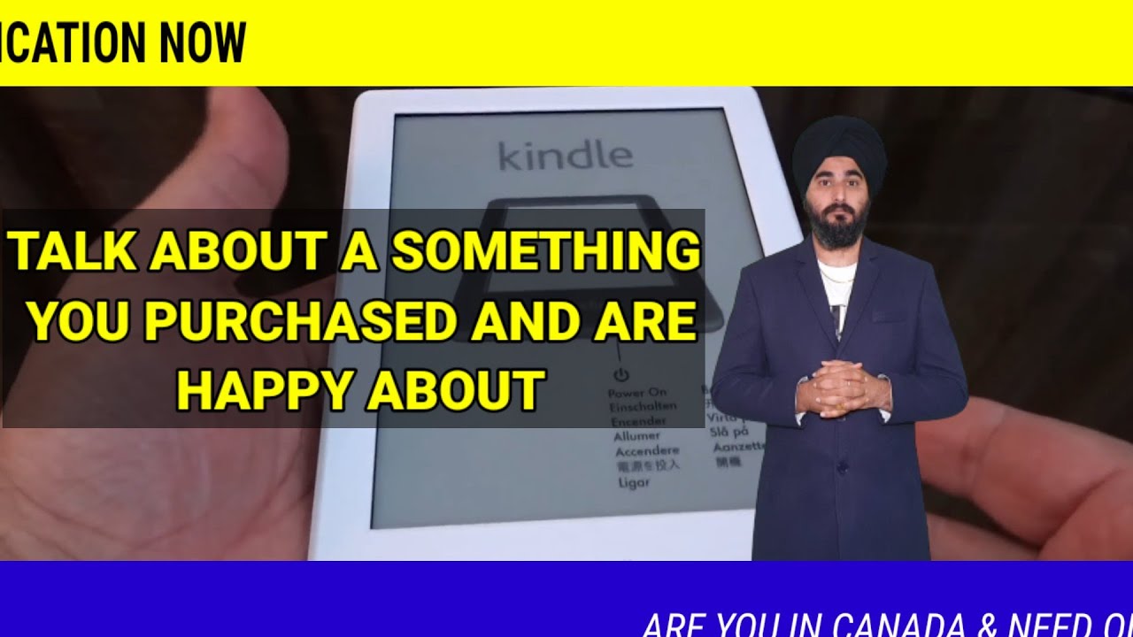 A Something You Purchased & Are Happy About | #CueCard Polite Person | #RamanIelts Sample 8.0 Band