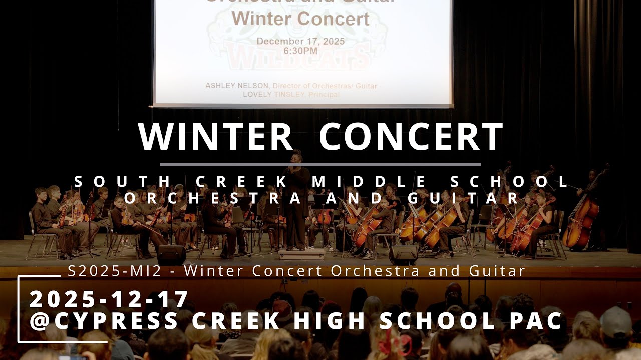 S25-MI2 2025-12-17 - WINTER CONCERT - South Creek Middle School Orchestra and Guitar