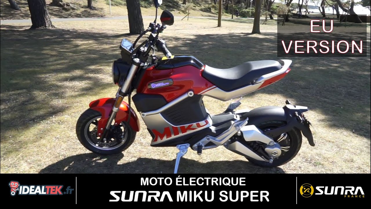 Sunra Miku Super version EU !La moto électrique 125cc en version définitive!