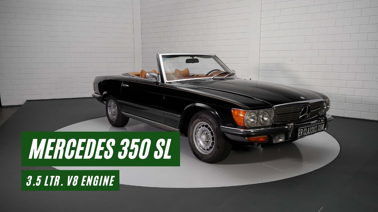 Mercedes-Benz 350 SL | Maintenance history Known | Good Condition | 1972 -VIDEO- www.ERclassics.com