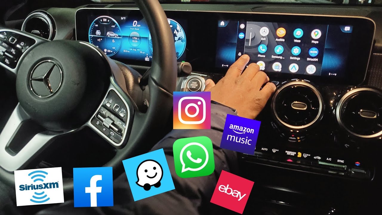 Easily Unlock Andriod Auto Apple Carplay To Get Waze, All Apps & 1080p Resolution In MBUX!