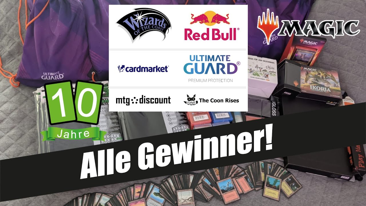 Habt ihr gewonnen? Auslosung & alle Gewinner der #10JahreMagicBlogsDe Verlosung!