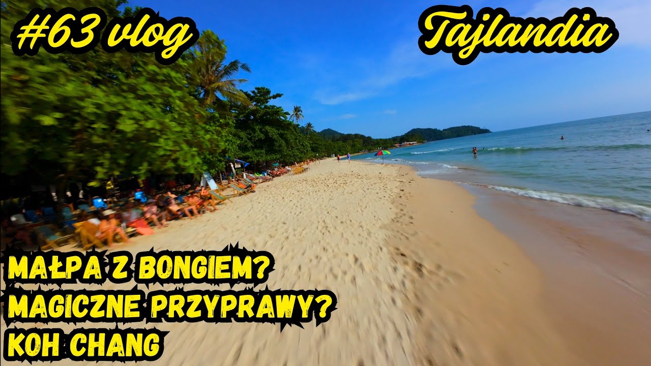 #63 Vlog KOH CHANG 🏝️ Małpa, Bongo i Ukryty Bar z Grzybami!