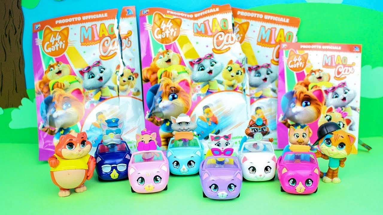 44 GATTI 😸🚗 Giochiamo con le Miao Car [Edicola]