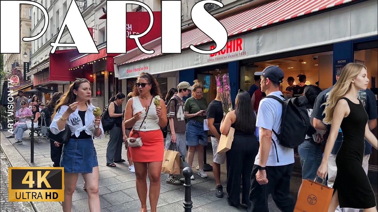 [🇫🇷Paris France 4K 60FPS Walking Tour] Paris Walk  30/JUNE/2025