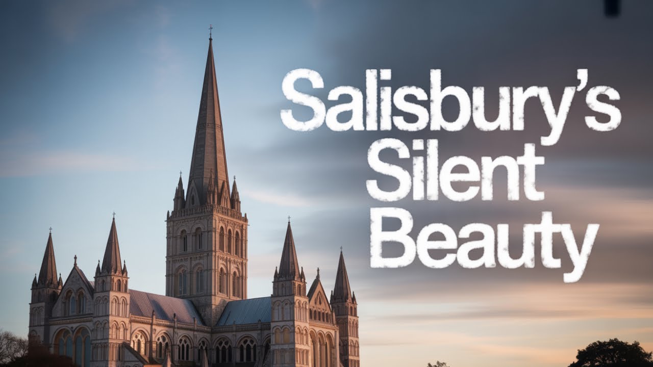 Peaceful Sunny Evening Walk Through Salisbury, UK | Silent walking tour 4k