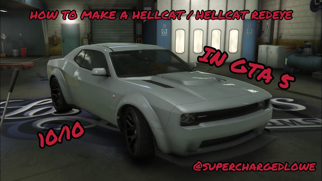 КАК СДЕЛАТЬ HELLCAT / HELLCAT REDEYE В GTA 5 (Gauntlet Hellfire) - GTA 5