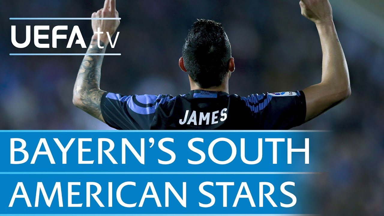James Rodríguez and Bayern’s other South American stars