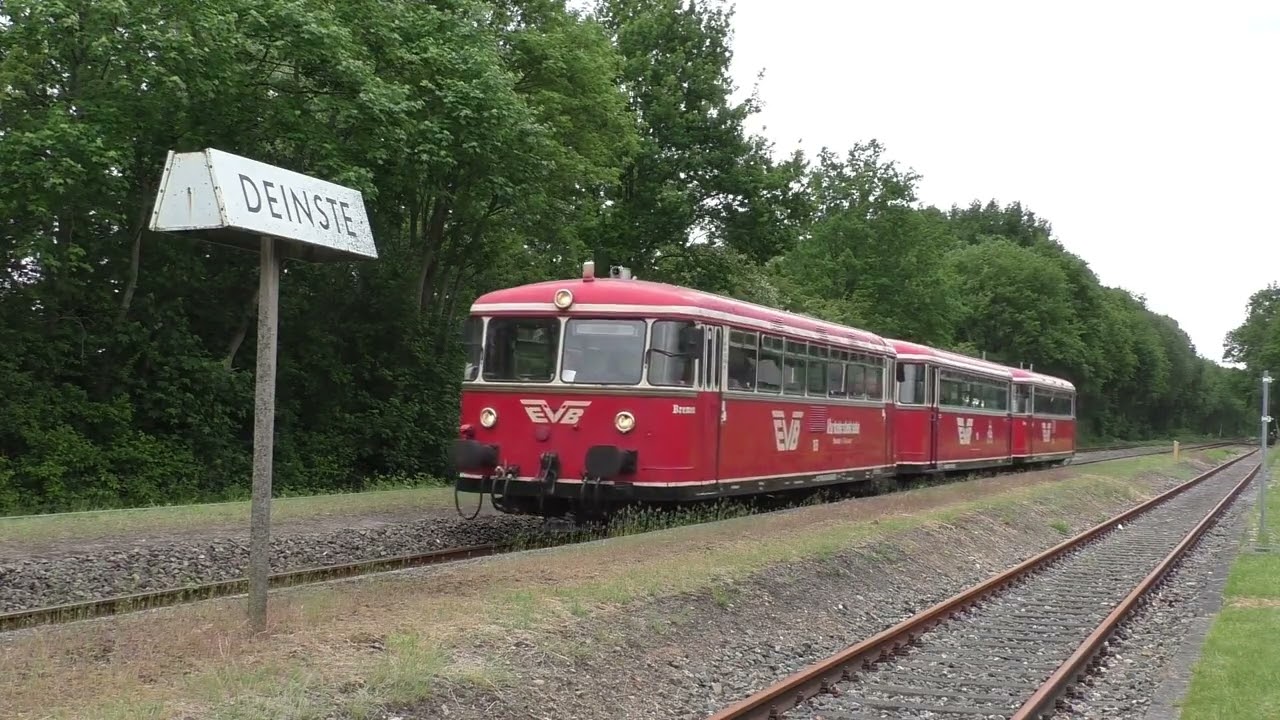 Moorexpress Stade - Bremervörde - Bremen mit evb VT98 und BR628