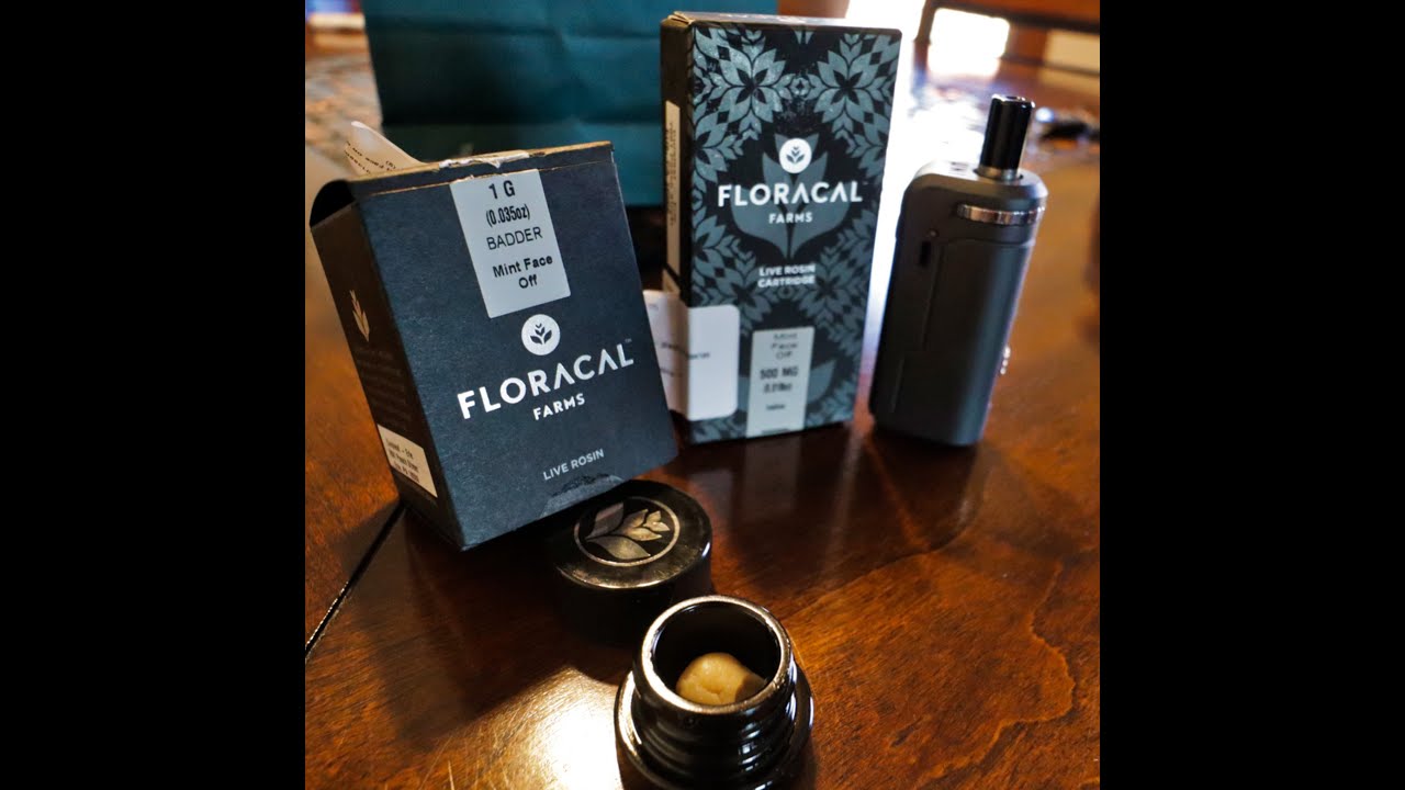 NEW!!!!! FLORACAL ~LIVE ROSIN , MINT FACE OFF BADDER & VAPE