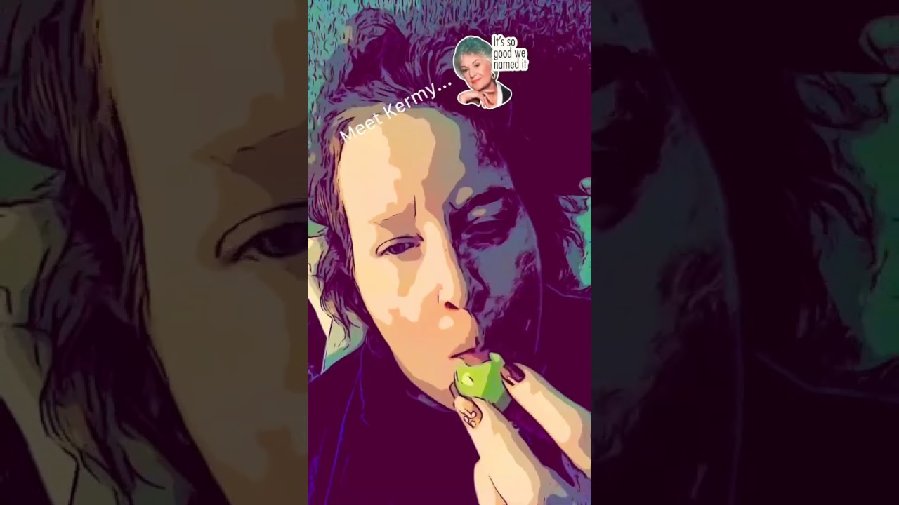 ASMR? RIP Kermy the HUGE Green Grape!