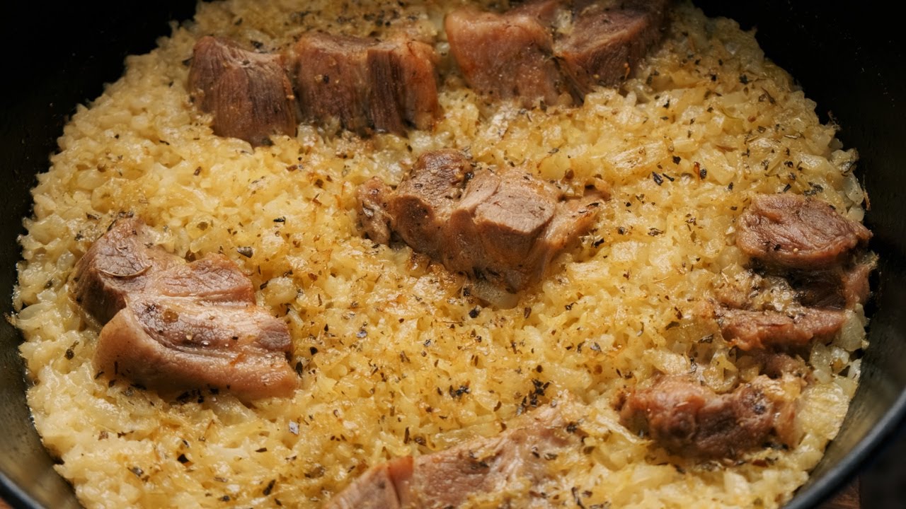 My Favorite Dutch Oven Pork and Rice Recipe!