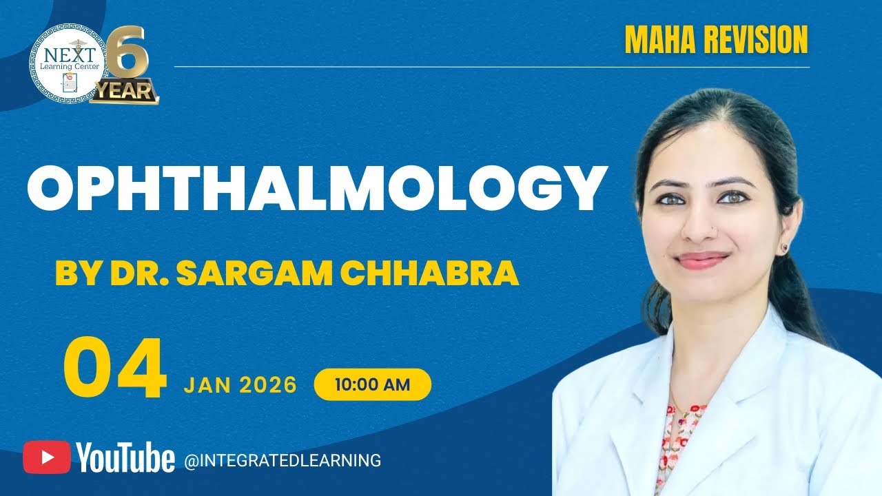 MAHA Revision Ophthalmology  By DR. Sargam