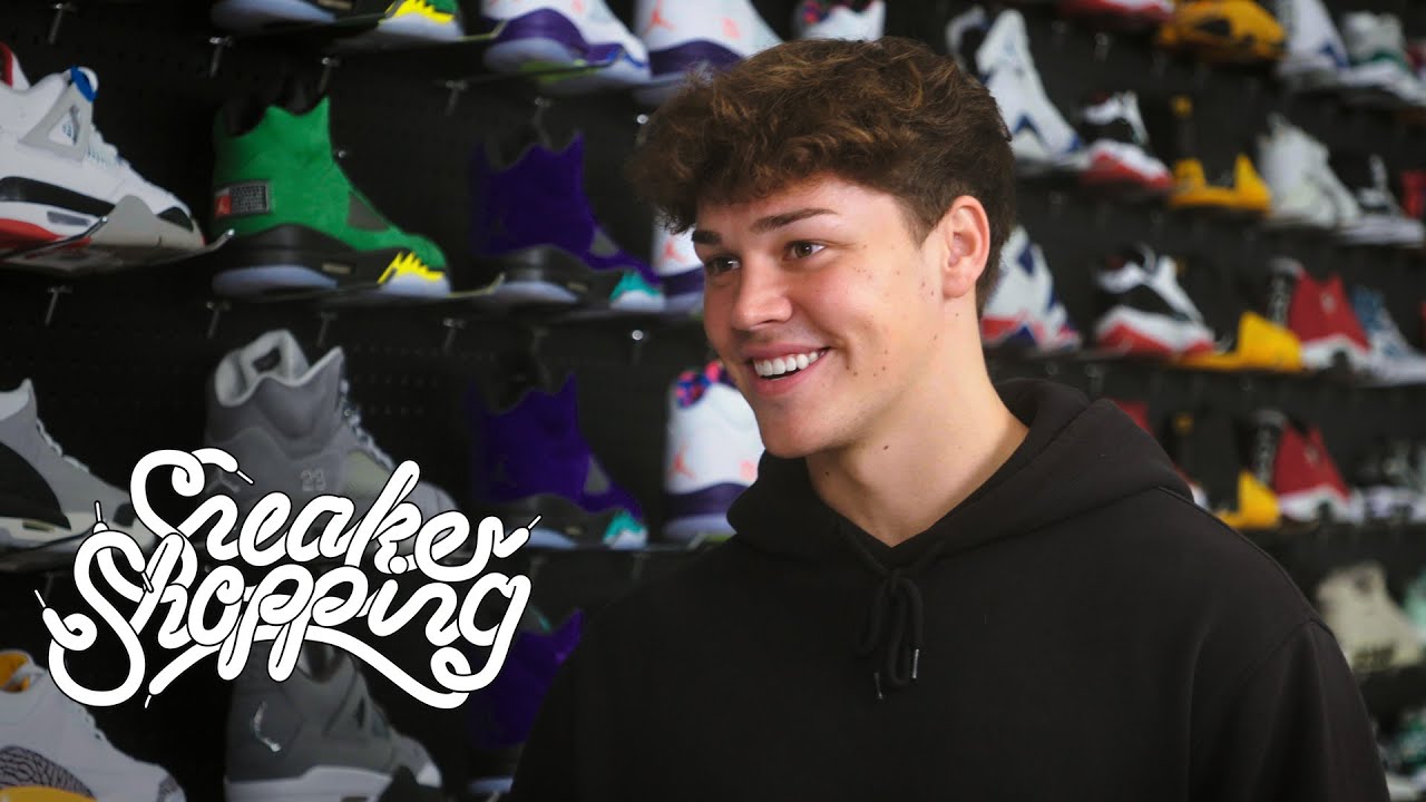 Noah Beck Goes Sneaker Shopping With Complex