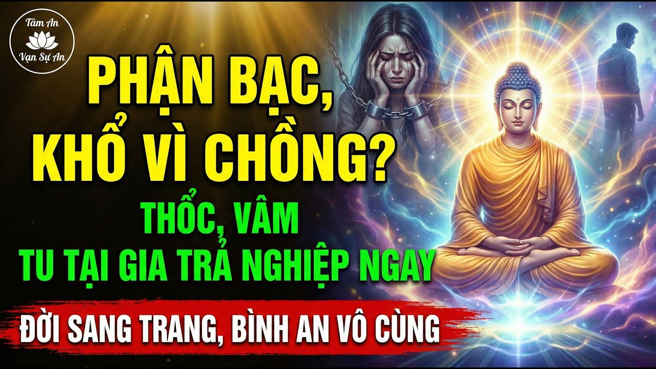 Phận Bạc, Khổ Tâm Vì Chồng? Nghe Cách Tu Tại Gia Này Để Trả Nghiệp - Đời Sang Trang, Bình An Vô Cùng