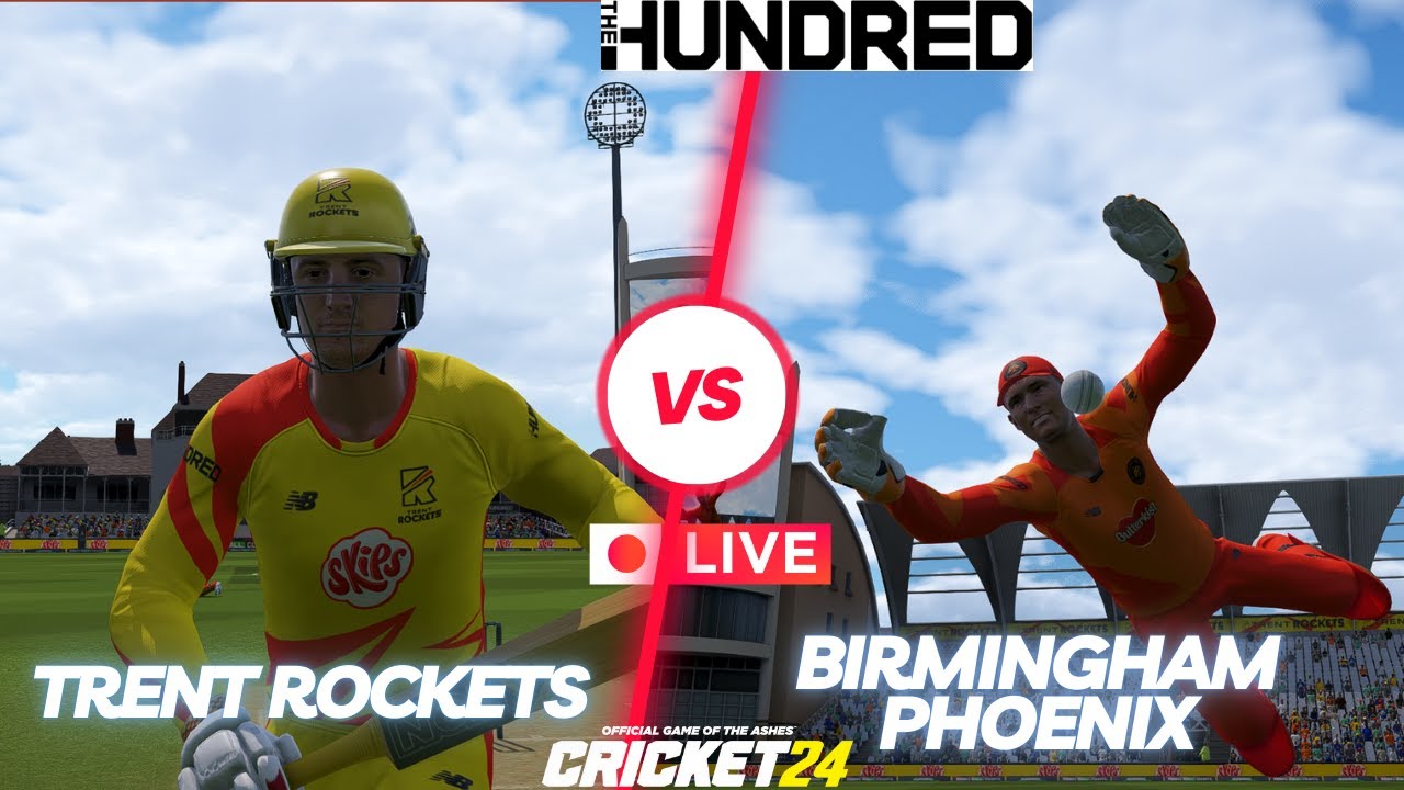 Trent rockets vs Birmingham phoenix | mens hundred  | #livematchtoday #t20cricket @sandysportslive
