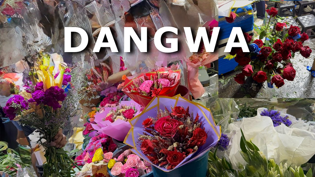 Manila Flowers Market | 4K HDR | Dangwa Walking Tour