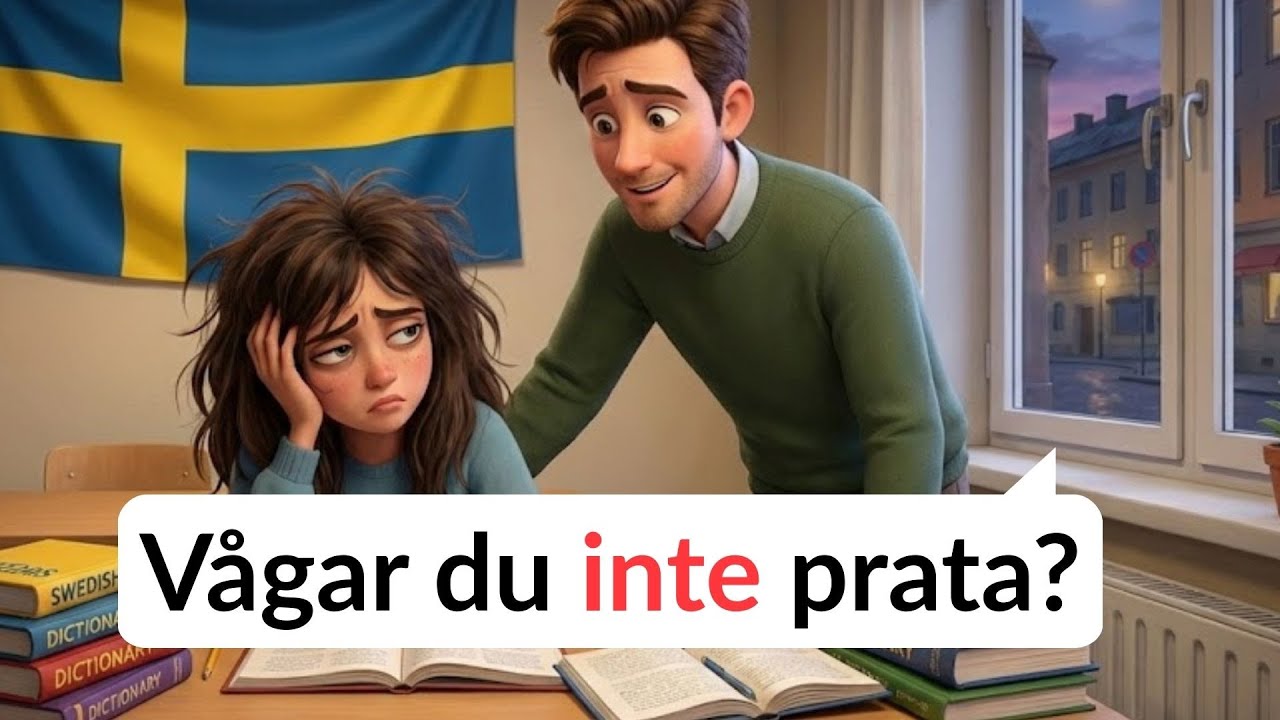 Prata svenska flytande UTAN att plugga grammatik (Språkcafé Tips)