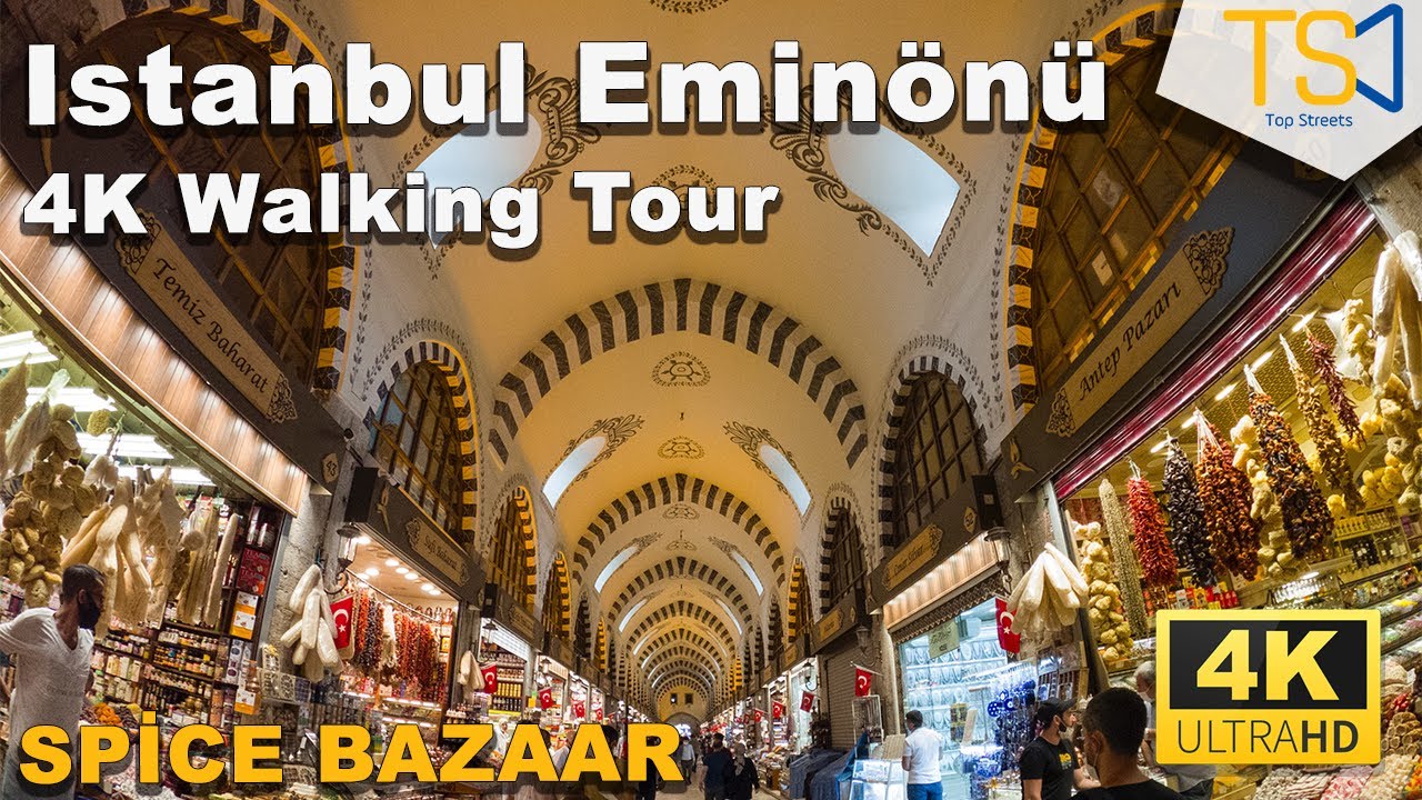 Istanbul Emin&ouml;n&uuml; Spice Bazaar | 4K Walking Tour
