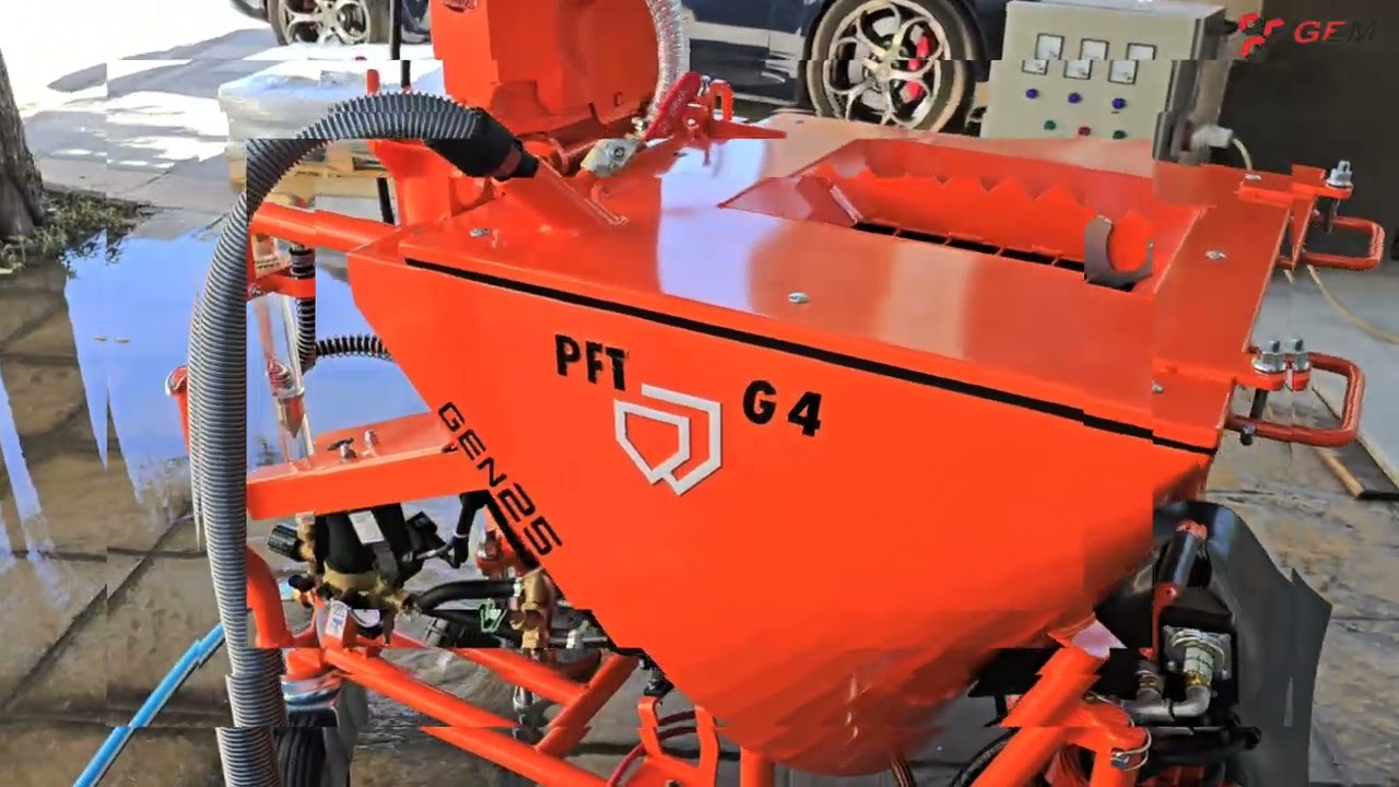 The exclusive dust-free solution for plastering machines. 