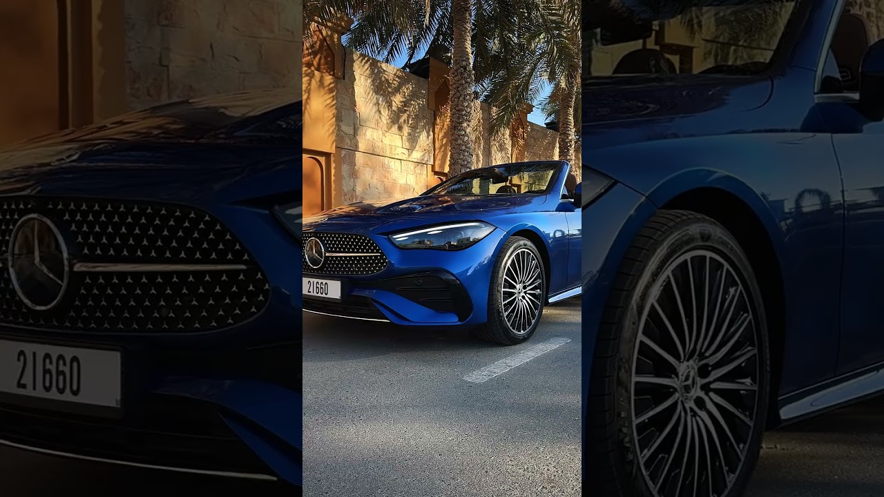 Rent Mercedes CLE 200 AMG Convertible 2024 in Dubai &ndash; Blue Beauty in Motion