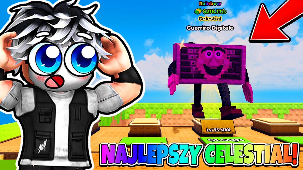 DOSTAŁEM OD WIDZA NAJLEPSZEGO BRAINROTA W KICK A LUCKY BLOCK! Roblox