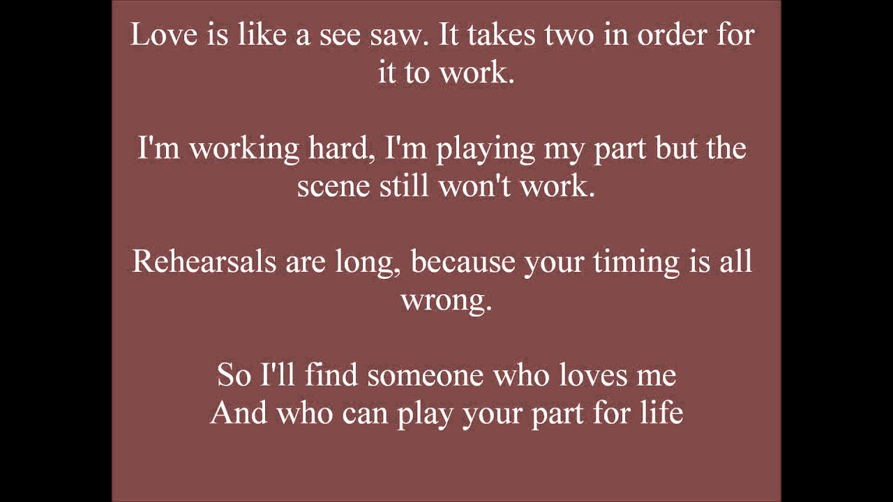 Deborah Cox Play Your Part+Lyrics