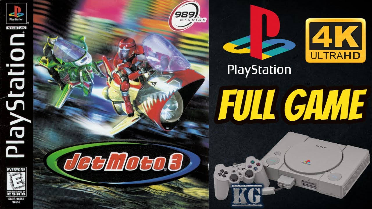 Jet Moto 3 | PS1 | 4K60ᶠᵖˢ UHD🔴 | Longplay Walkthrough Playthrough Full Movie Game