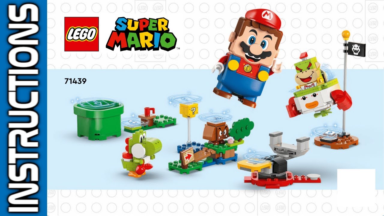 LEGO 71430 instructions | Super Mario | 2024 | Adventures with Interactive LEGO Mario #lego #funny