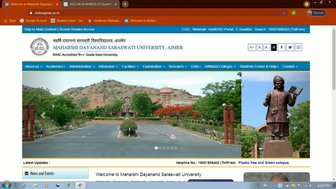 MDSU BEd/PG Parmoted Big Update today//Maharshi Dayanand saraswati University Students Parmoted News