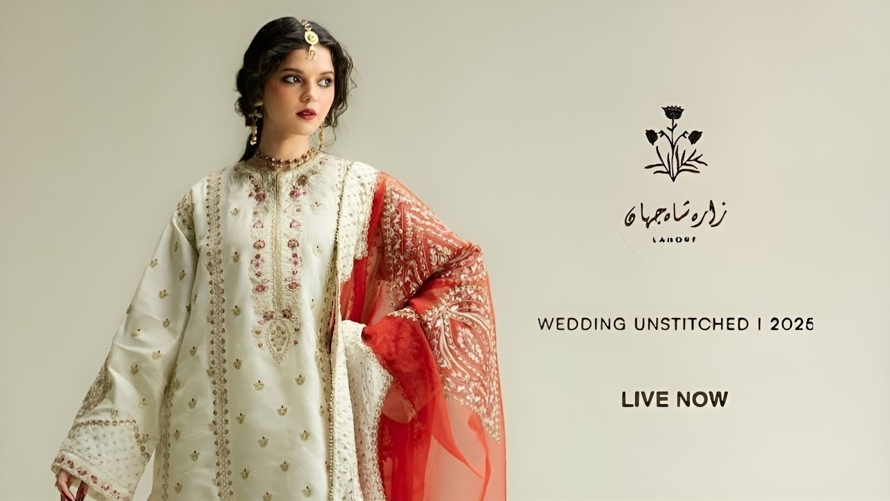 Zara Shahjahan Wedding Unstitched Collection'25 | Zara Shahjahan Luxury Collection 2025