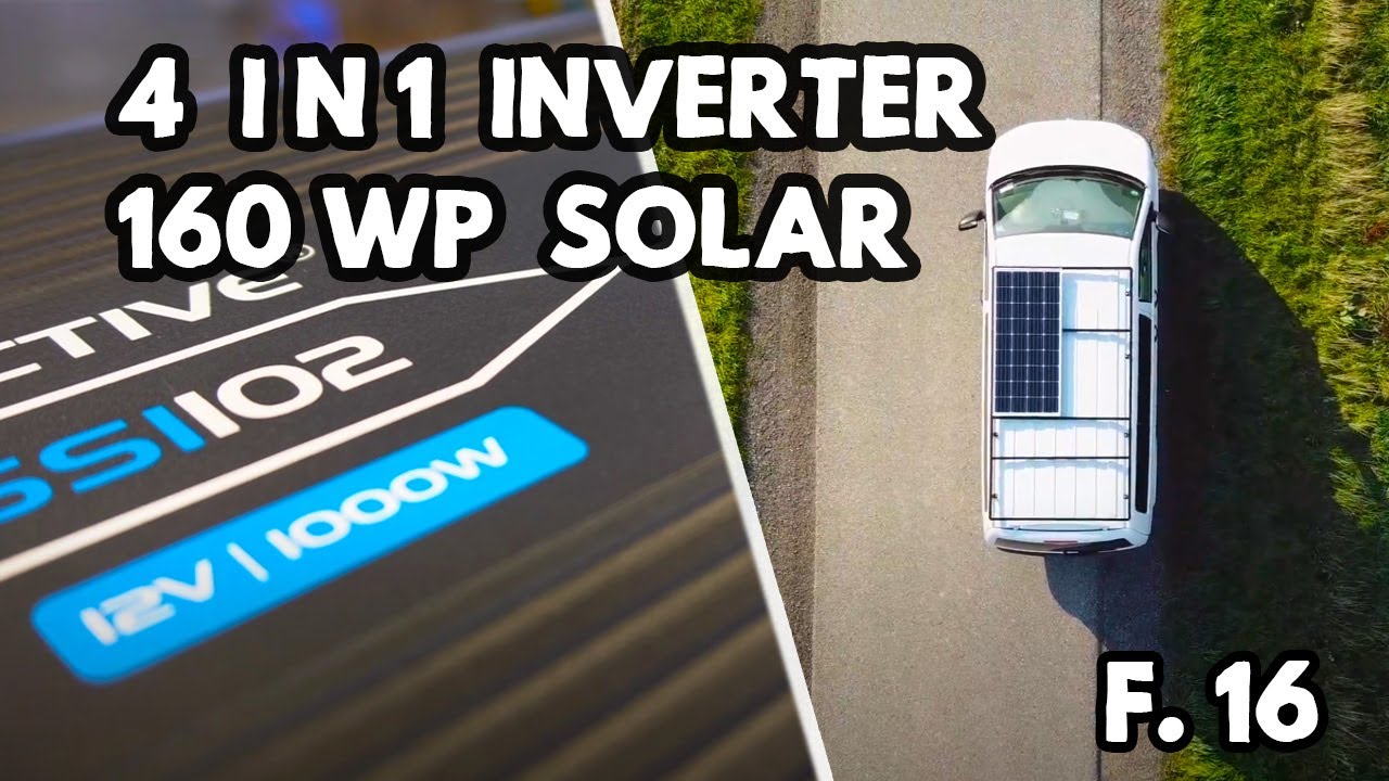 Ective 4 in 1 Inverter und 160WP Solar | Camperausbau passend für VW T5 | Küstenvan