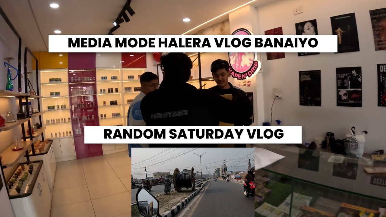 Midea Mode Halera Vlog Suru Gariyo. Random Saturday Ko Vlog