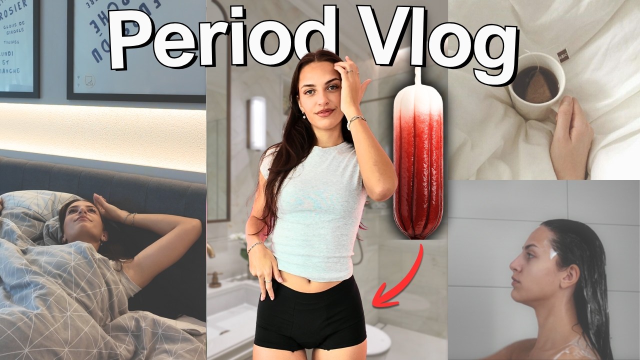 PERIODEN Vlog 🩸 Sehr realistisch + Tipps Krämpfen und Produkte