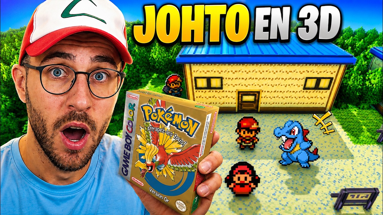 OFFICIAL JOHTO IN 3D! 😱 THIS POK&Eacute;MON GOLD AND SILVER 3D MOD IS INSANE