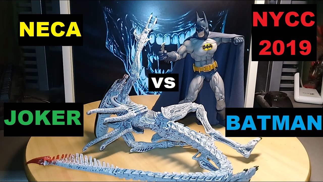 Обзор! Эксклюзивный набор Neca Batman vs Alien «Джокер» от Dark Horse Comics, представленный на N...