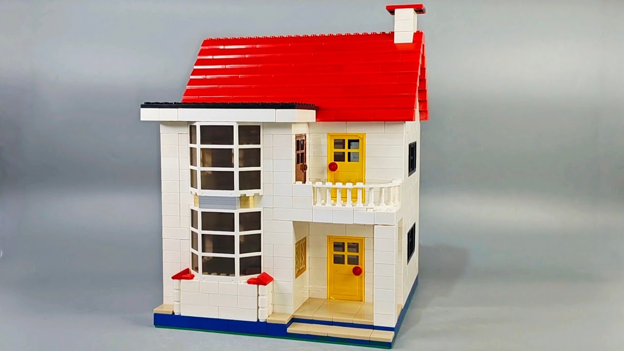 Как построить самодельный домик из LEGO 🏠 | Инструкция по сборке из строительных блоков | Увлекат...
