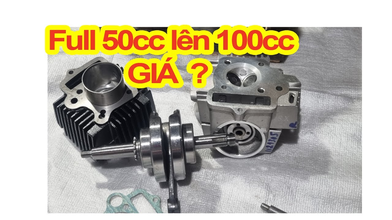 Xe cup 50cc lên 100cc Full bộ giá bao nhiêu ? Minh Thế Honda