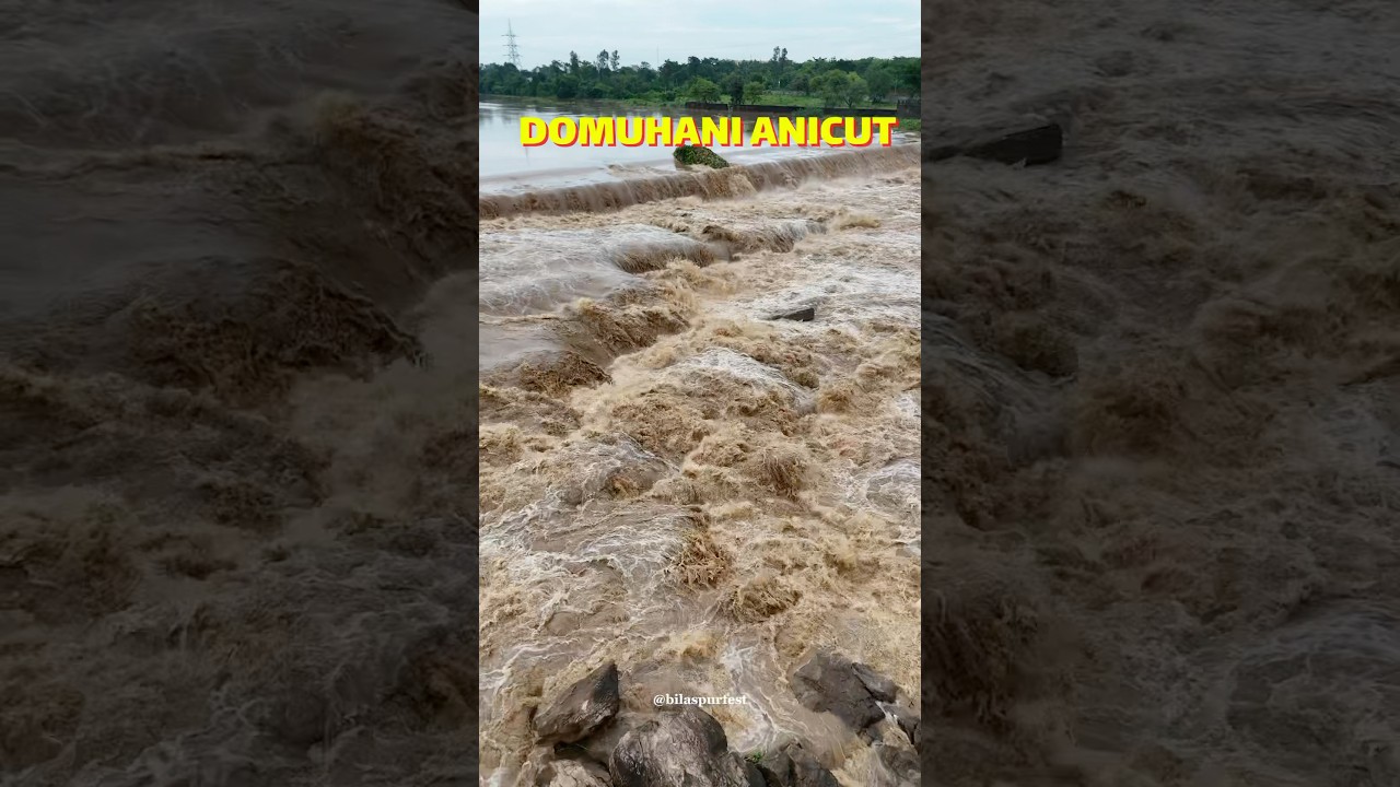 Barrish Flood Arpa River in Bilaspur arpa nadi Chhattisgarh 