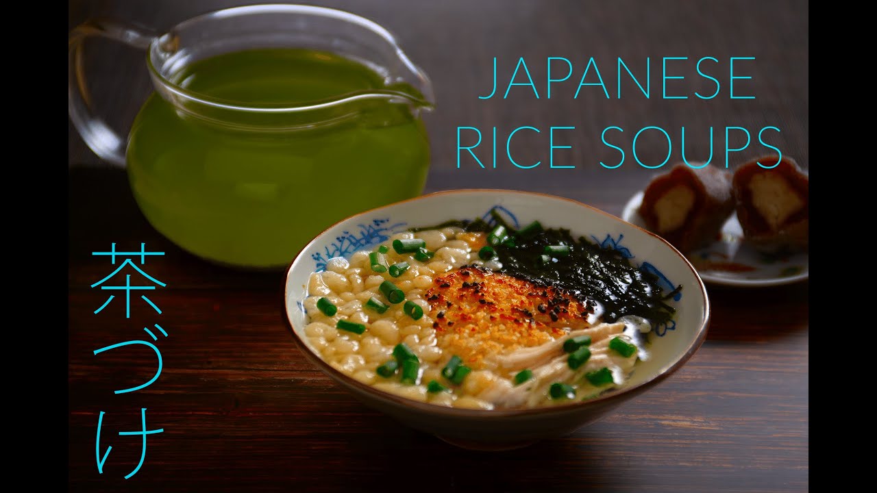 5 warming Japanese Rice Soups | Ochazuke | asmr |お茶づけ